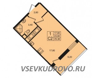 Продам срочно по переуступке квартиру-студию ЖК "Лондон"
