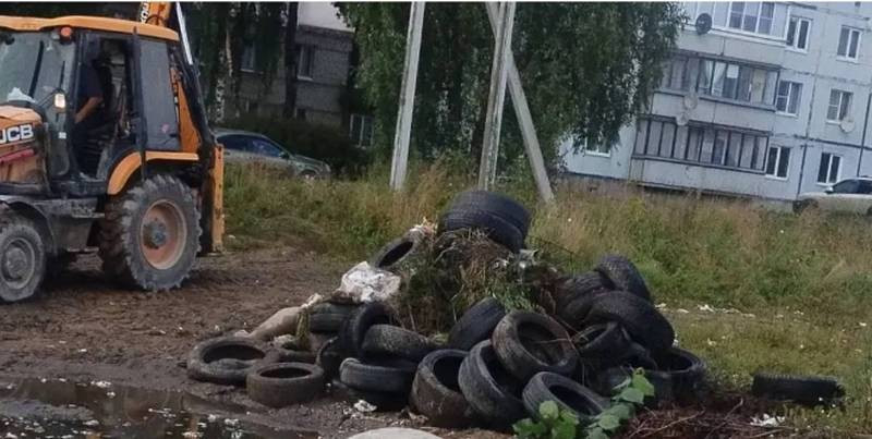 В деревне Хапо-Ое ликвидировали крупную стихийную свалку