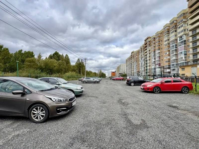 Бывшая платная стоянка в Новом Янино открыта для бесплатной парковки